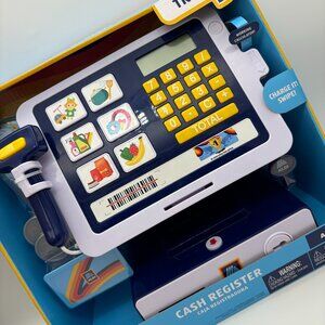 Aldi Play CASH REGISTER 11pc Grocery Store Shopping Checkout Machine Set NEW